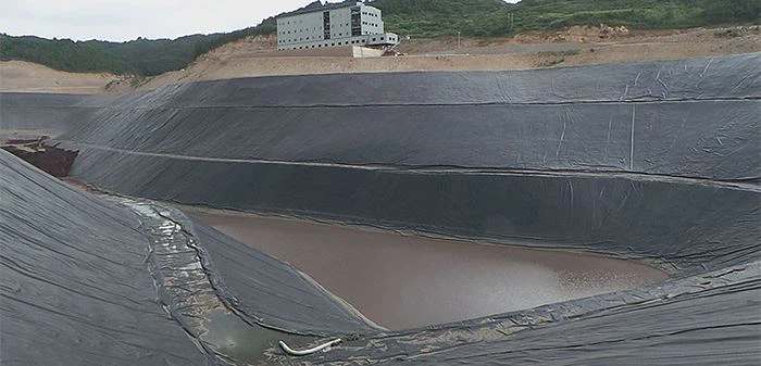LLDPE liner  impermeable geomembrane textured